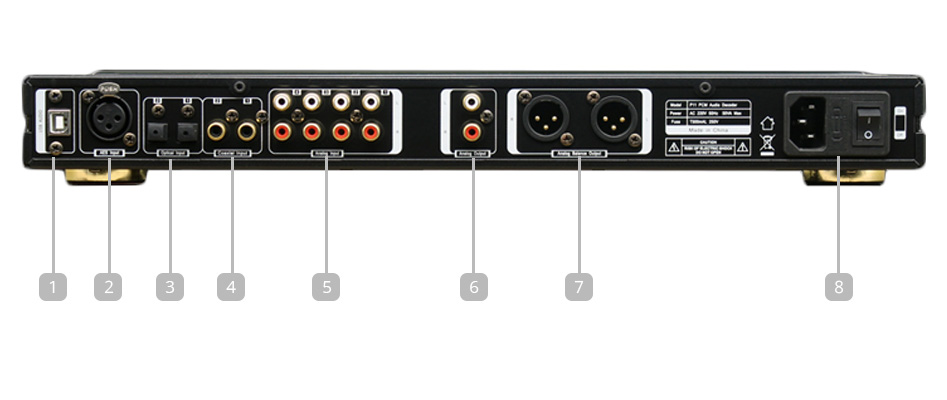 SILKLINE ZUKI I Préamplificateur symétrique / DAC AD1955 32bit / 192kHz USB XMOS